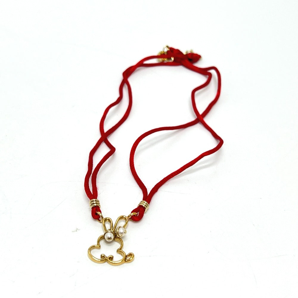 Dior ウサギモチーフ ネックレス チョーカー メタル レディース ゴールド - brandshop-reference