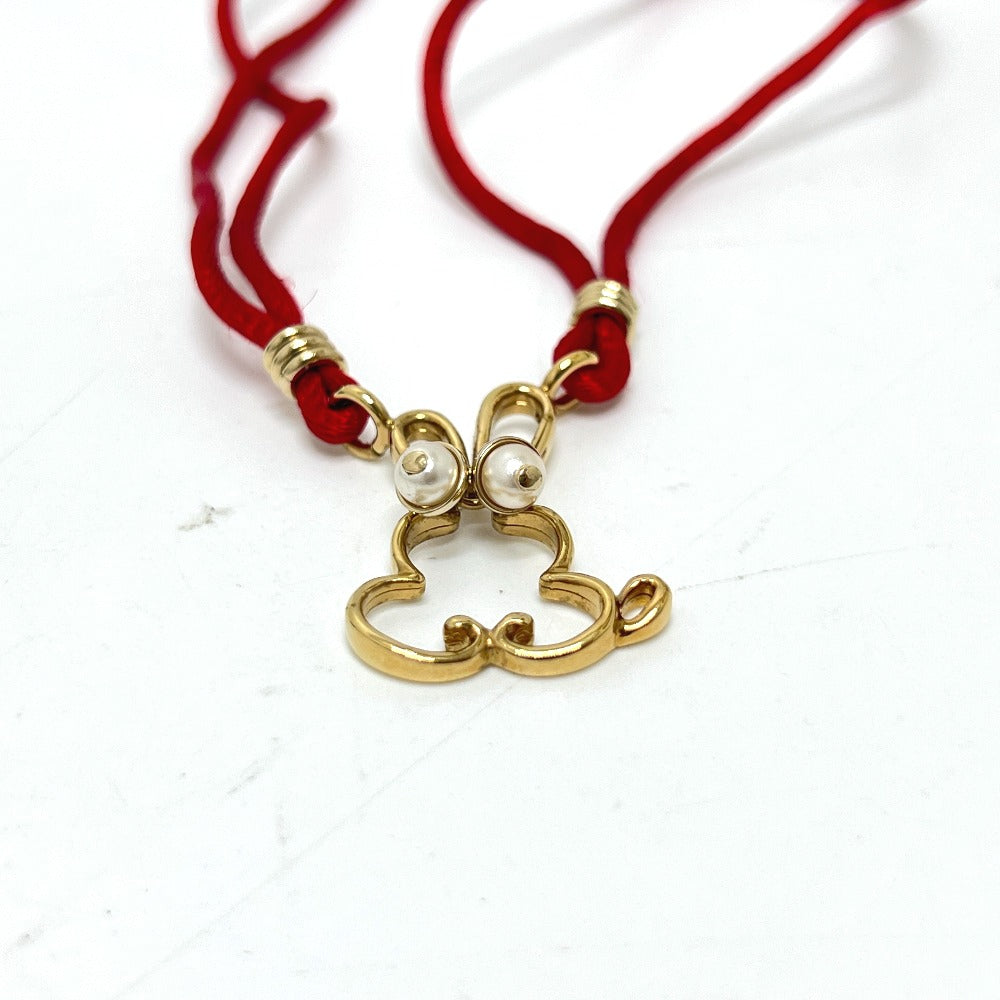 Dior ウサギモチーフ ネックレス チョーカー メタル レディース ゴールド - brandshop-reference