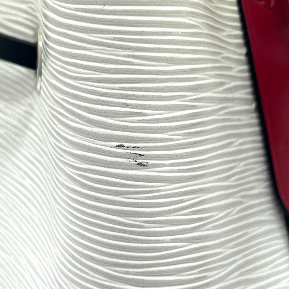 LOUIS VUITTON M55556 ネオノエ BB ブロンオプティーク トリコロール 巾着型 カバン バッグ ショルダーバッグ エピレザー レディース ホワイト×ブラック×レッド - brandshop-reference