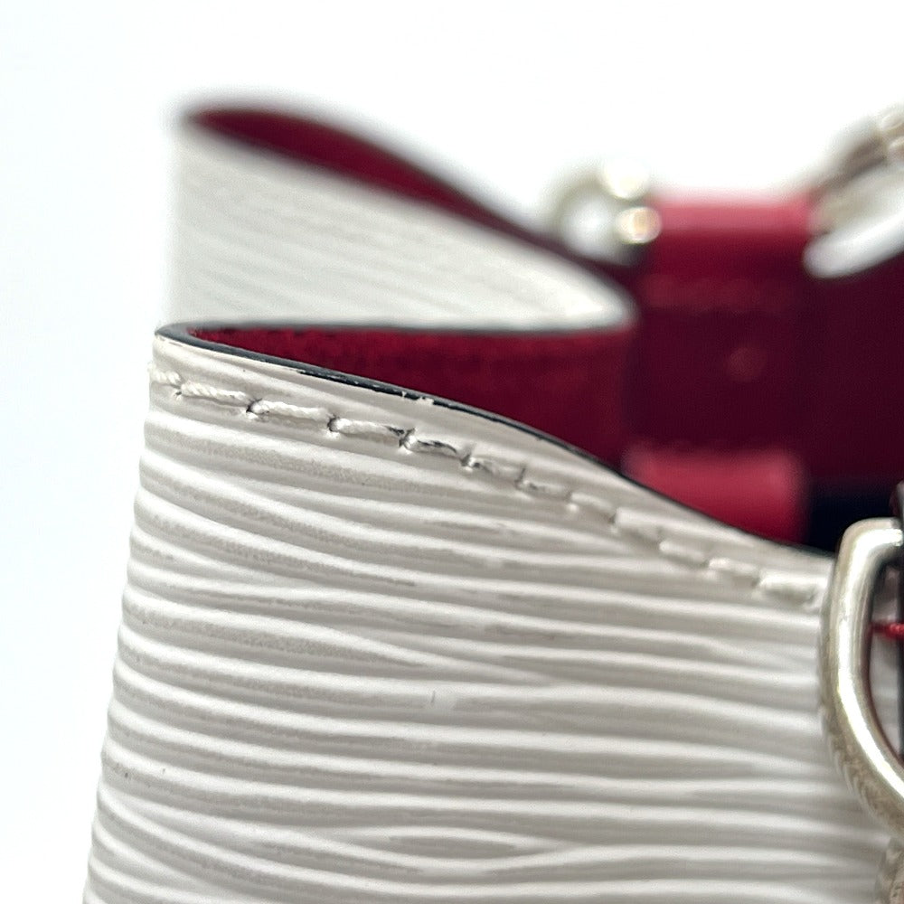 LOUIS VUITTON M55556 ネオノエ BB ブロンオプティーク トリコロール 巾着型 カバン バッグ ショルダーバッグ エピレザー レディース ホワイト×ブラック×レッド - brandshop-reference