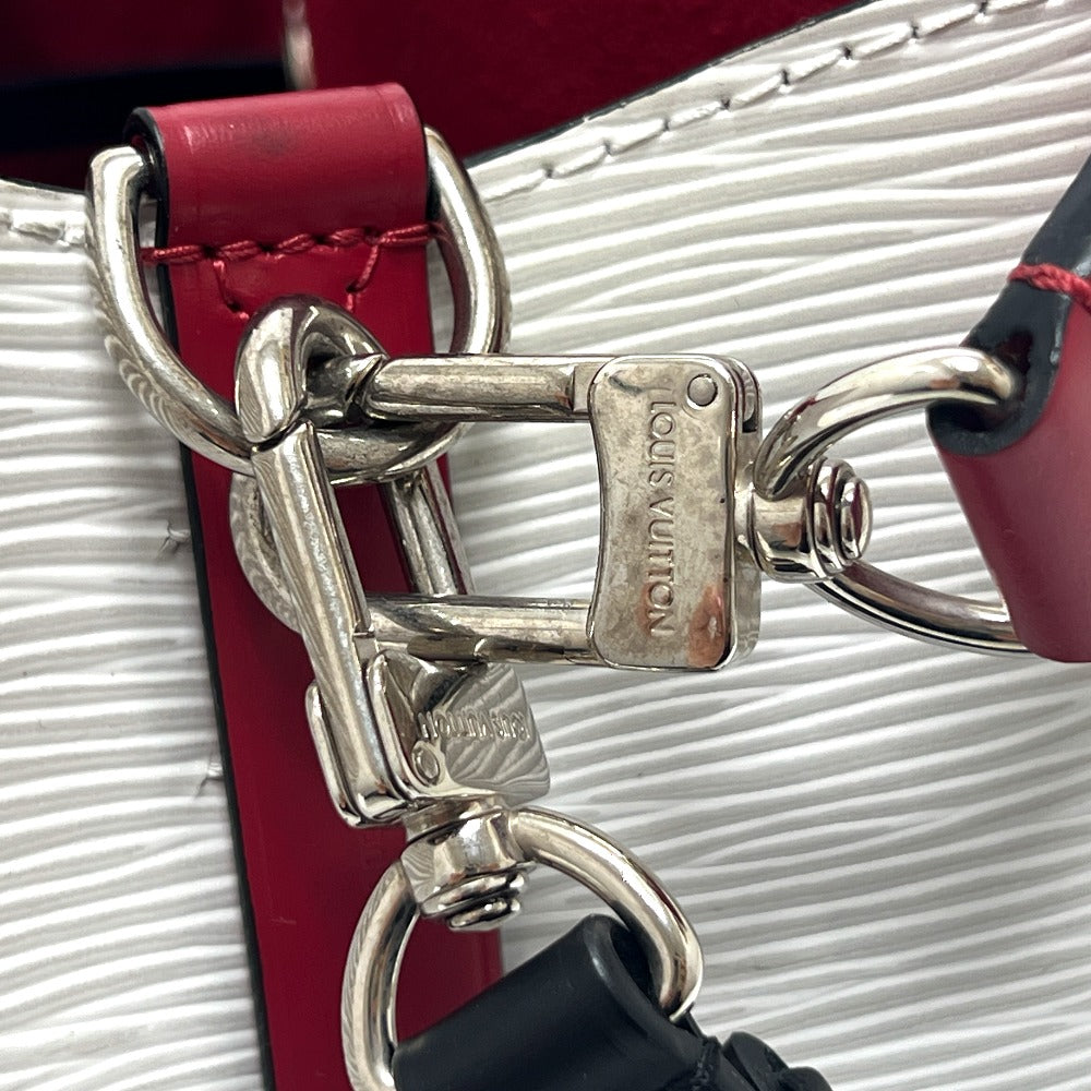 LOUIS VUITTON M55556 ネオノエ BB ブロンオプティーク トリコロール 巾着型 カバン バッグ ショルダーバッグ エピレザー レディース ホワイト×ブラック×レッド - brandshop-reference