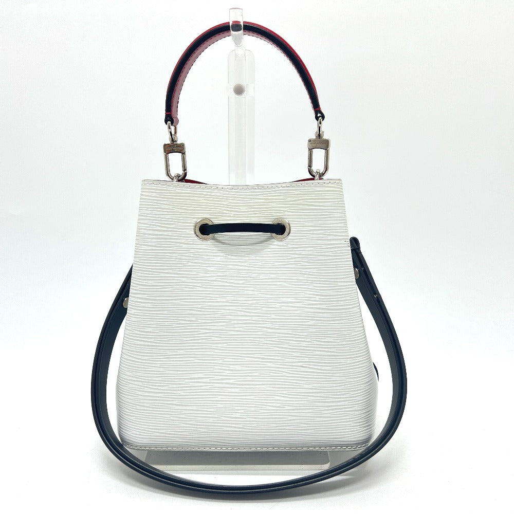 LOUIS VUITTON M55556 ネオノエ BB ブロンオプティーク トリコロール 巾着型 カバン バッグ ショルダーバッグ エピレザー レディース ホワイト×ブラック×レッド - brandshop-reference