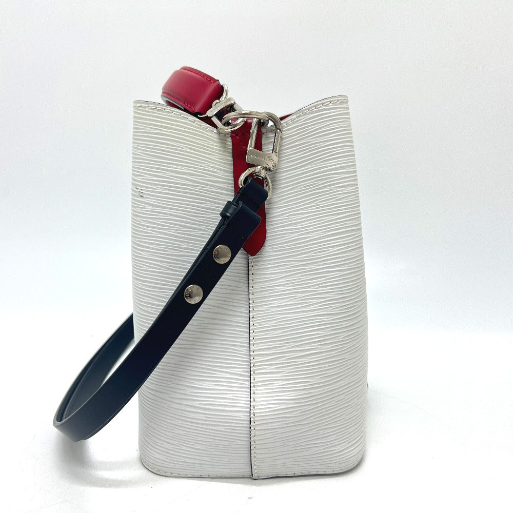 LOUIS VUITTON M55556 ネオノエ BB ブロンオプティーク トリコロール 巾着型 カバン バッグ ショルダーバッグ エピレザー レディース ホワイト×ブラック×レッド - brandshop-reference