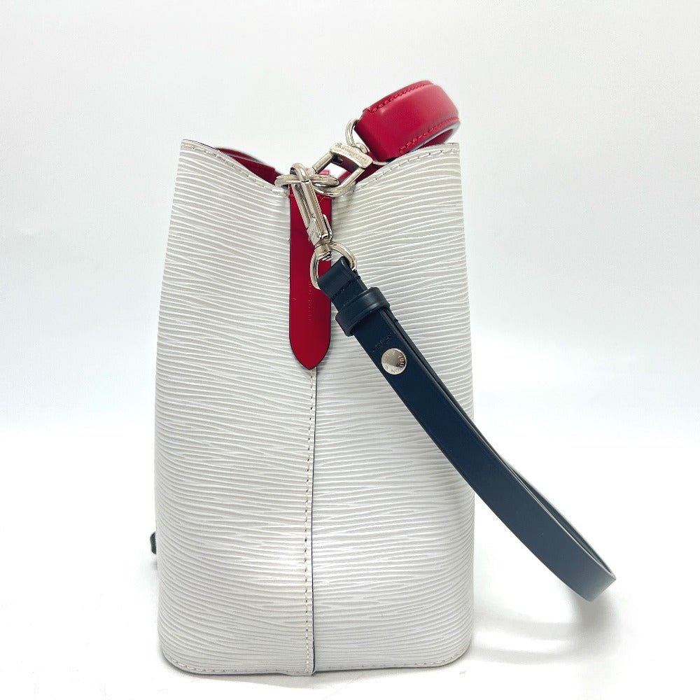 LOUIS VUITTON M55556 ネオノエ BB ブロンオプティーク トリコロール 巾着型 カバン バッグ ショルダーバッグ エピレザー レディース ホワイト×ブラック×レッド - brandshop-reference