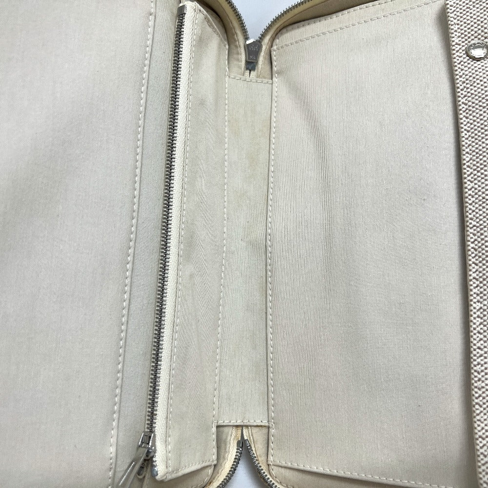 HERMES ニューフールトゥ トラベルポーチ マルチケース ポーチ トワルアッシュ ユニセックス ブラウンベージュ - brandshop-reference