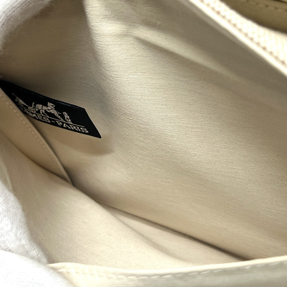 HERMES ニューフールトゥ トラベルポーチ マルチケース ポーチ トワルアッシュ ユニセックス ブラウンベージュ - brandshop-reference