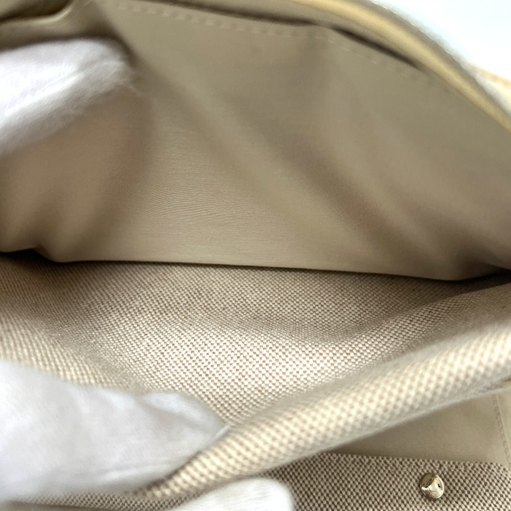 HERMES ニューフールトゥ トラベルポーチ マルチケース ポーチ トワルアッシュ ユニセックス ブラウンベージュ - brandshop-reference