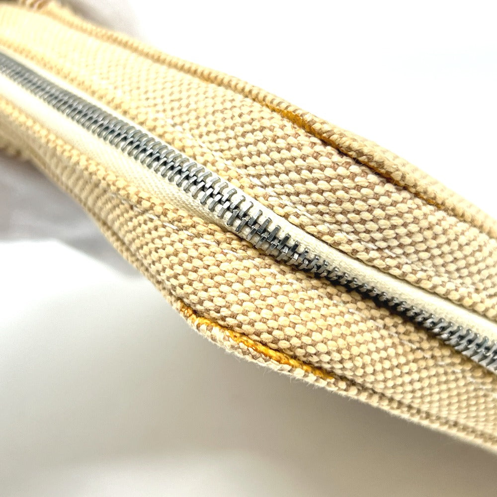 HERMES ニューフールトゥ トラベルポーチ マルチケース ポーチ トワルアッシュ ユニセックス ブラウンベージュ - brandshop-reference