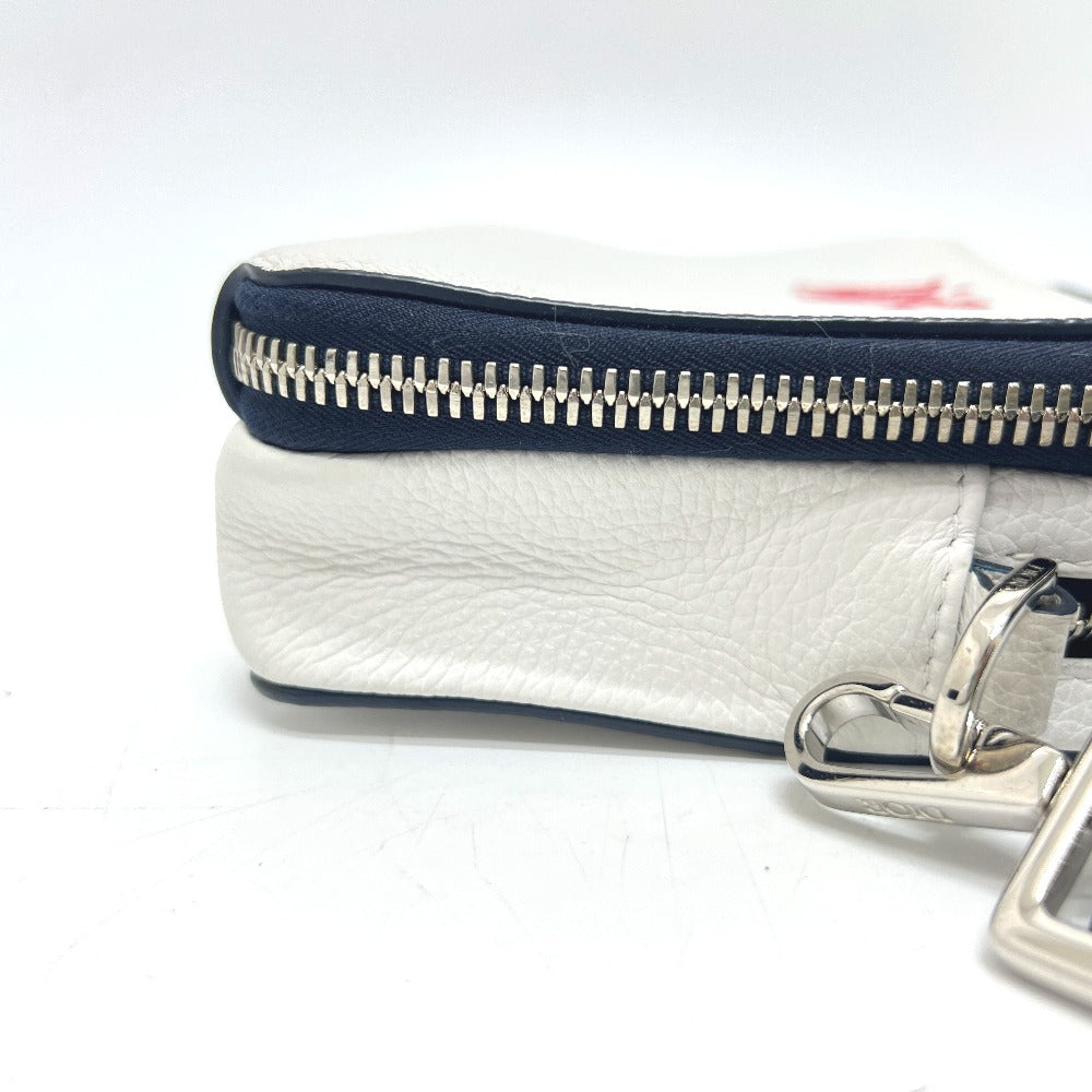 Dior ディオール×ステューシーコラボ カバン バッグ 斜め掛け ショルダーバッグ レザー レディース ホワイト - brandshop-reference