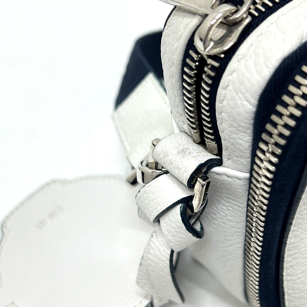 Dior ディオール×ステューシーコラボ カバン バッグ 斜め掛け ショルダーバッグ レザー レディース ホワイト - brandshop-reference