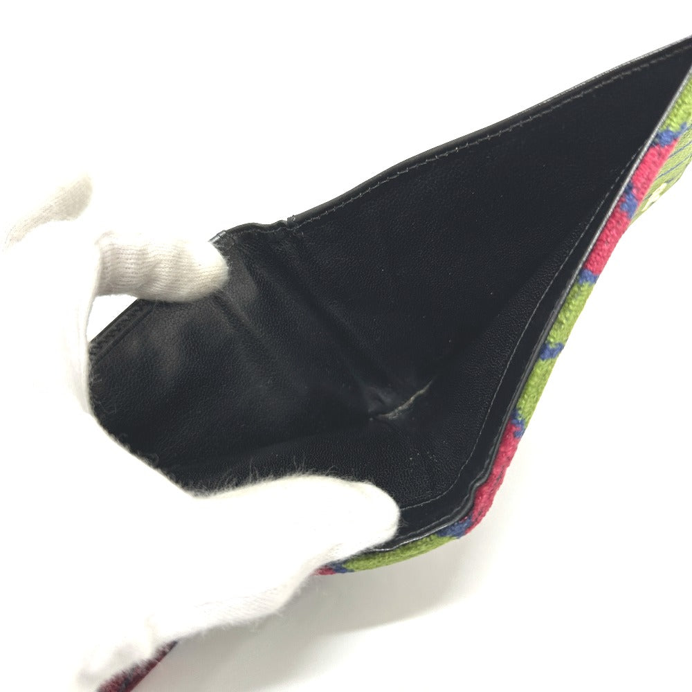 Roberta di Camerino Accessory Wallet Logo Bifold Wallet Velor/Leather Women's Multicolor