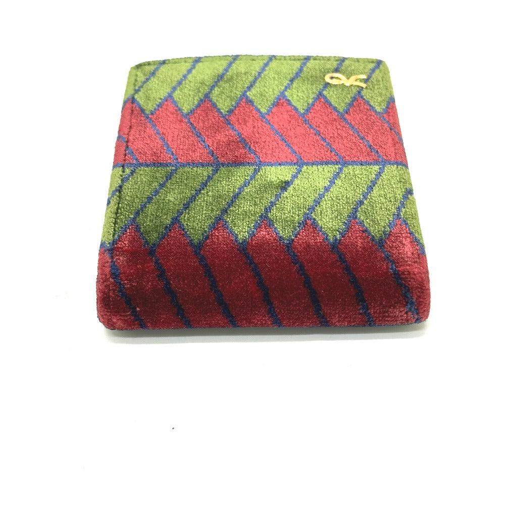 Roberta di Camerino Accessory Wallet Logo Bifold Wallet Velor/Leather Women's Multicolor