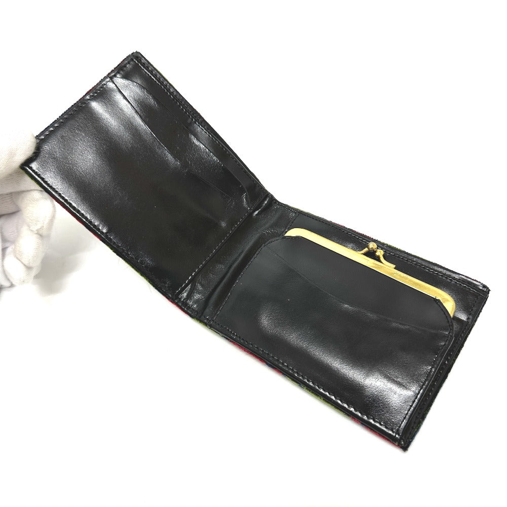 Roberta di Camerino Accessory Wallet Logo Bifold Wallet Velor/Leather Women's Multicolor