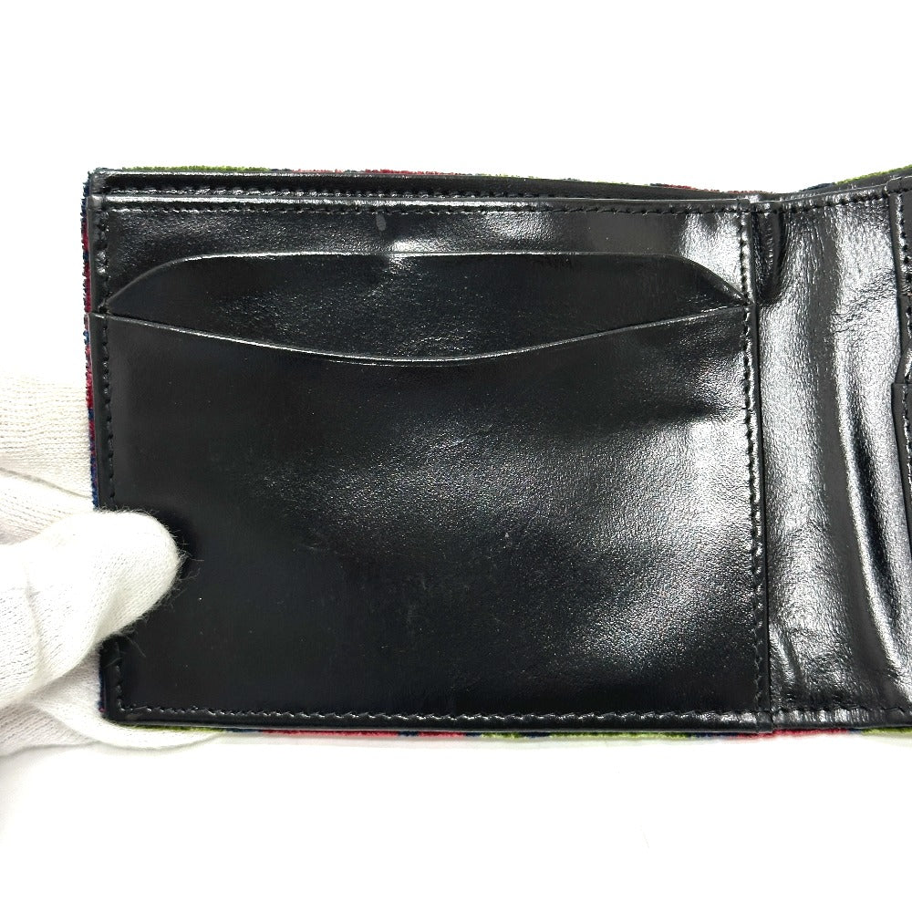 Roberta di Camerino Accessory Wallet Logo Bifold Wallet Velor/Leather Women's Multicolor