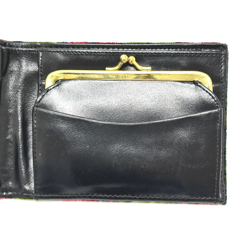 Roberta di Camerino Accessory Wallet Logo Bifold Wallet Velor/Leather Women's Multicolor