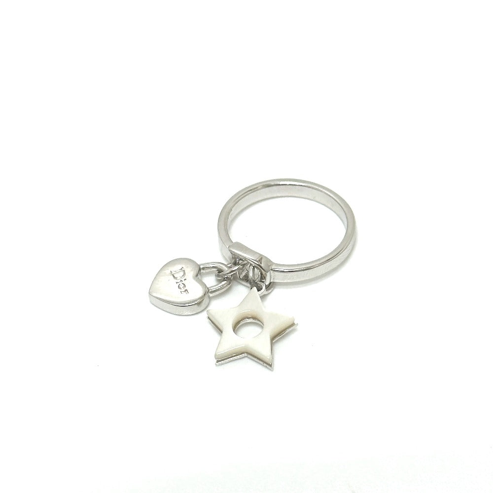 Christian Dior Star Heart Fashion Accessory Ring Metal Women's Silver