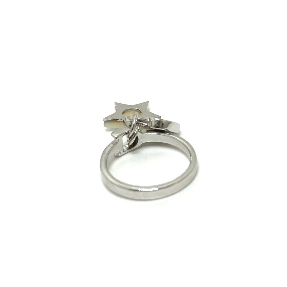Christian Dior Star Heart Fashion Accessory Ring Metal Women's Silver