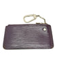 LOUIS VUITTON M6380K Pochette Accesorios Estuche para llaves con cadena Estuche para monedas Epi Leather Mujer Cassis