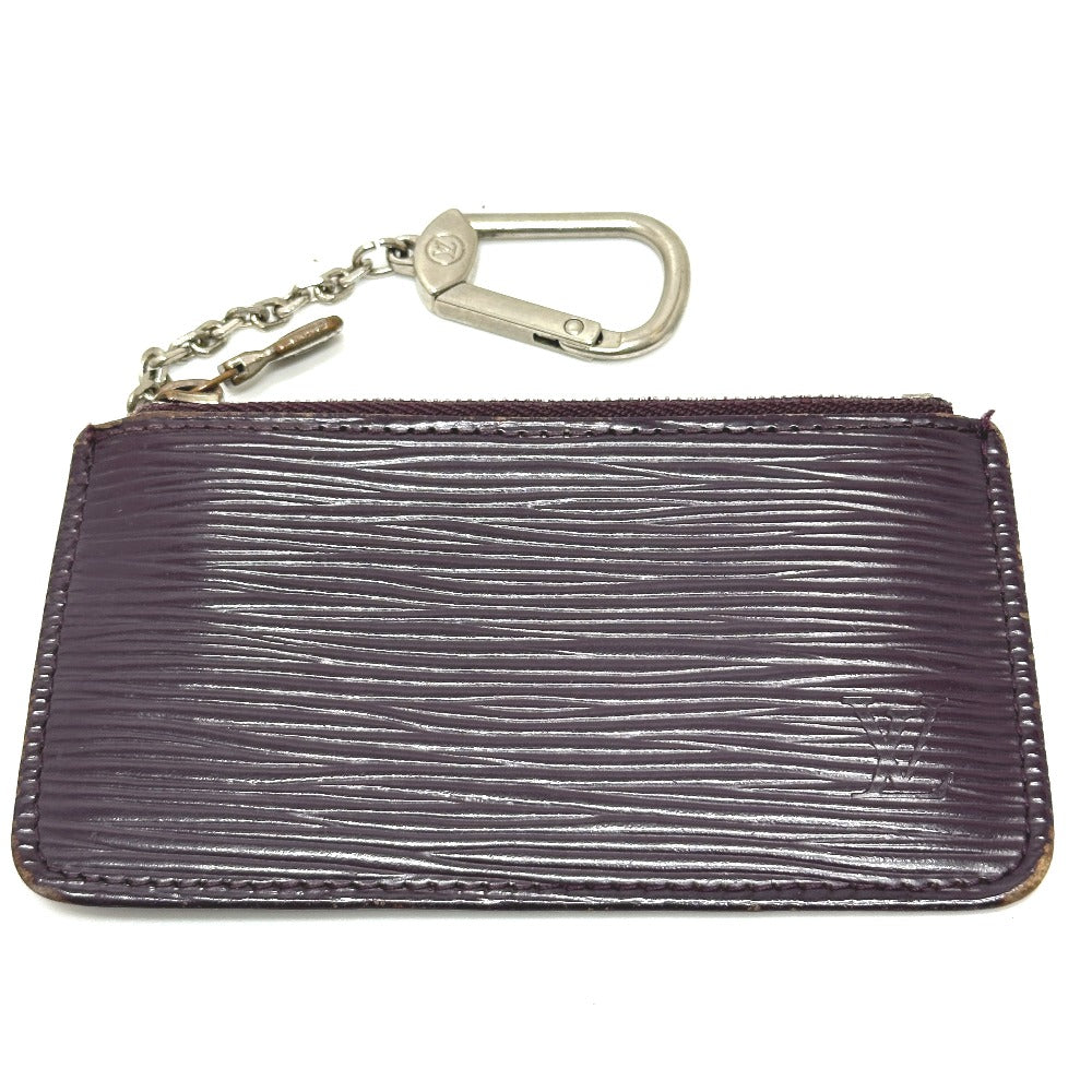 LOUIS VUITTON M6380K Pochette Accesorios Estuche para llaves con cadena Estuche para monedas Epi Leather Mujer Cassis