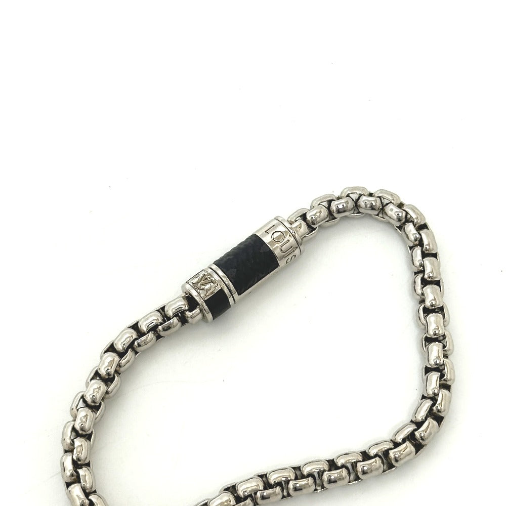 루이비통 M63107 팔찌 체인 모노그램 이클립스 액세서리 팔찌 메탈 남성용 실버