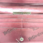 YVES SAINT LAURENT YSL Logo All Over Pattern Wallet Long Wallet Bifold Clasp Long Wallet Leather Women's Wine Red