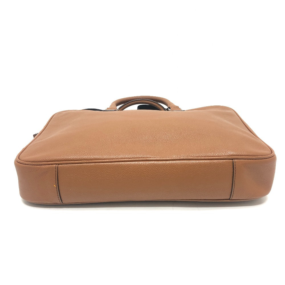 Michael Kors Logo Bag 2WAY Briefcase Document Bag Business Bag Leather Men's Brown