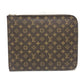 LOUIS VUITTON M53456 Posh Documentation Bag Second Bag Document Case L-shaped Zipper Clutch Bag Unisex Brown