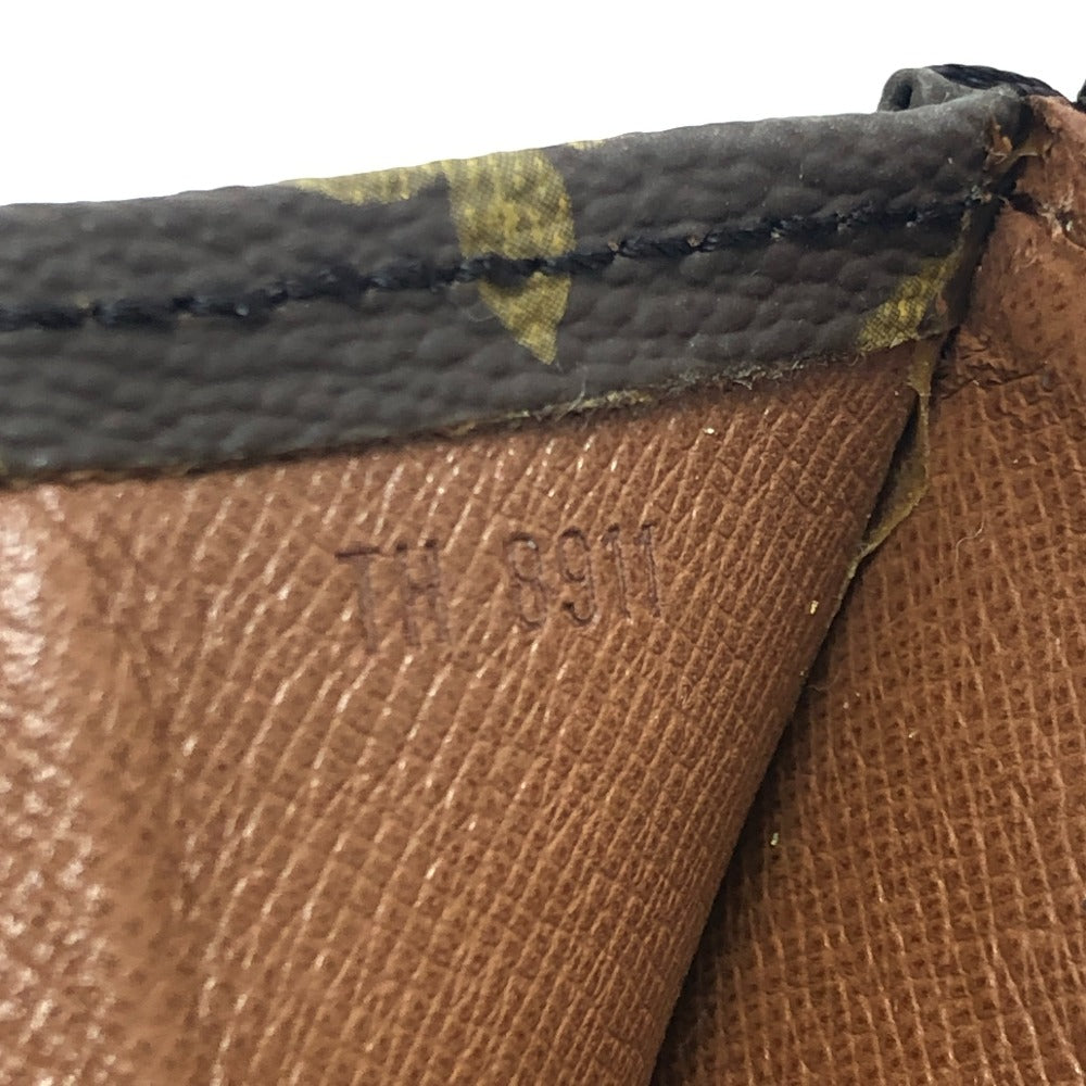 LOUIS VUITTON M53456 Posh Documentation Bag Second Bag Document Case L-shaped Zipper Clutch Bag Unisex Brown