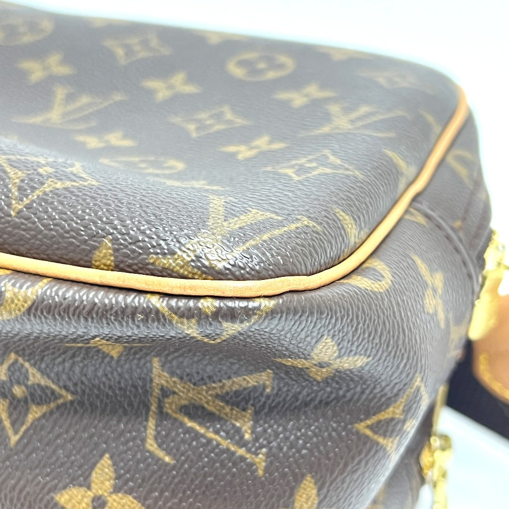 LOUIS VUITTON M45254 リポーターPM カバン バッグ 斜め掛け ショルダーバッグ モノグラムキャンバス レディース ブラウン