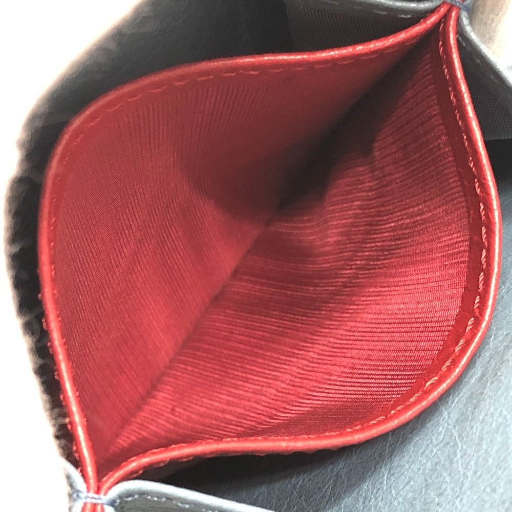 VALENTINO Quilted Rockstud Wallet Compact Wallet Bifold Wallet Leather Women's Blue