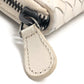 BOTTEGA VENETA 114076 Intrecciato Long Wallet Round Zipper Long Wallet Leather Women's White