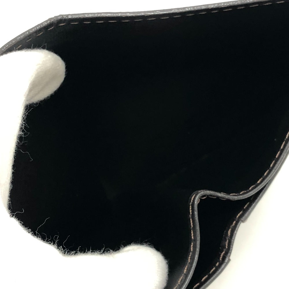 LOUIS VUITTON ユタ 財布 コンパクトウォレット 小銭入れ無し パスポートケース 2つ折り財布 レザー メンズ カフェ