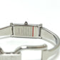 GUCCI 1500L Square Bangle Watch Quartz Watch SS Ladies Silver