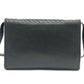 CELINE Logo Bag Clutch Bag Quilted Crossbody Pochette Shoulder Bag Leather Women's Black