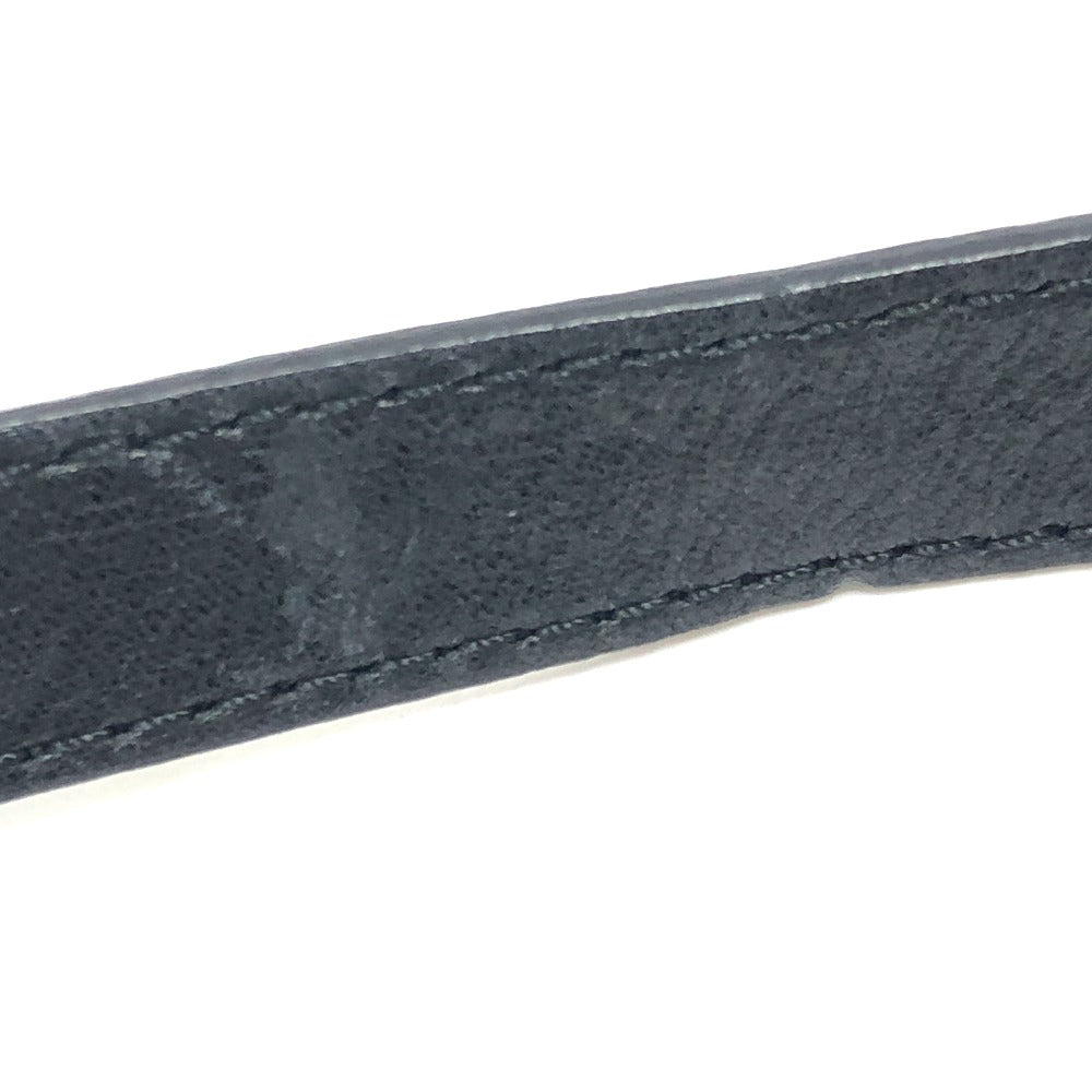 CELINE Logo Bag Clutch Bag Quilted Crossbody Pochette Shoulder Bag Leather Women's Black