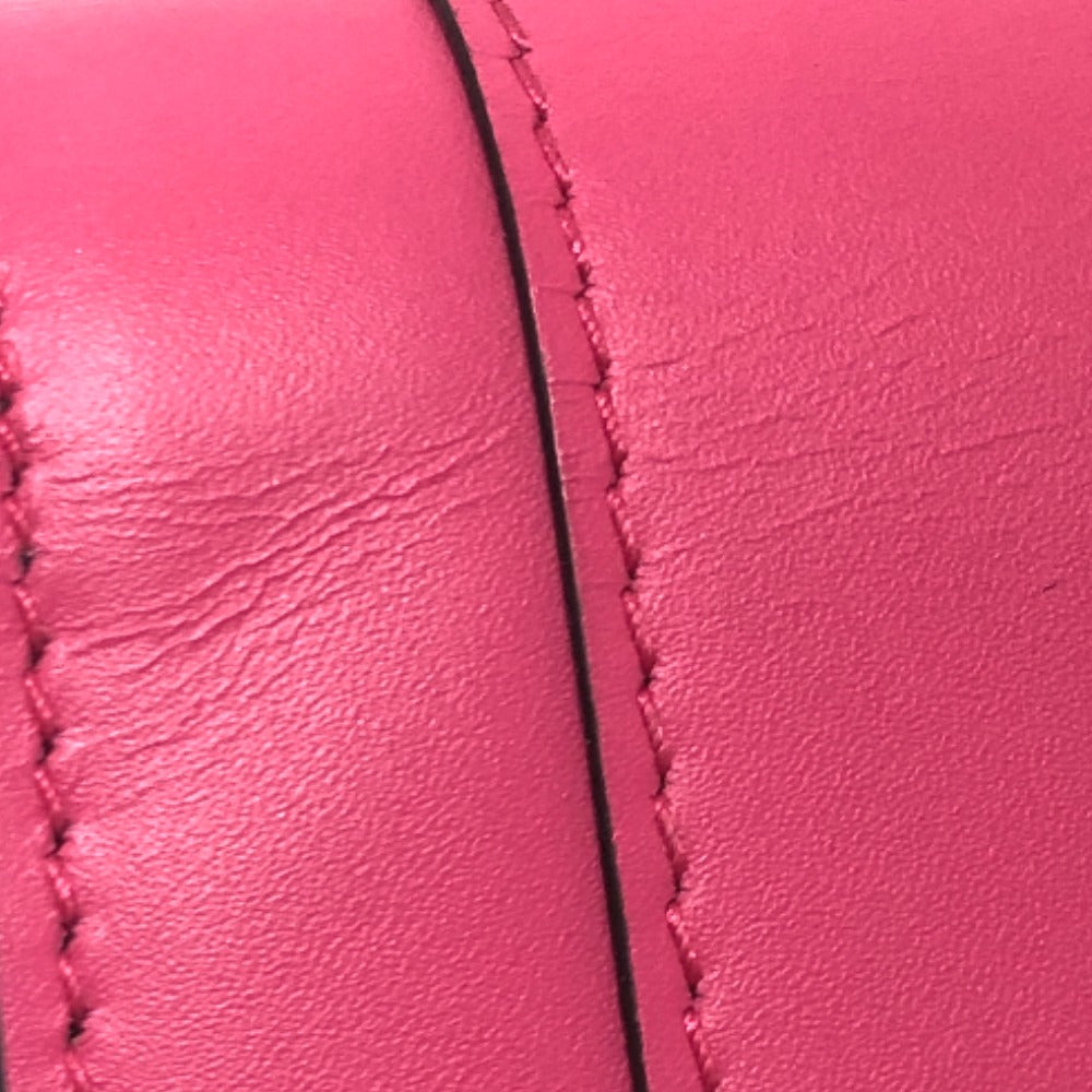 BVLGARI 288858 セルペンティ ウォレット 財布 ミニ財布 3つ折り財布 レザー レディース ピンク