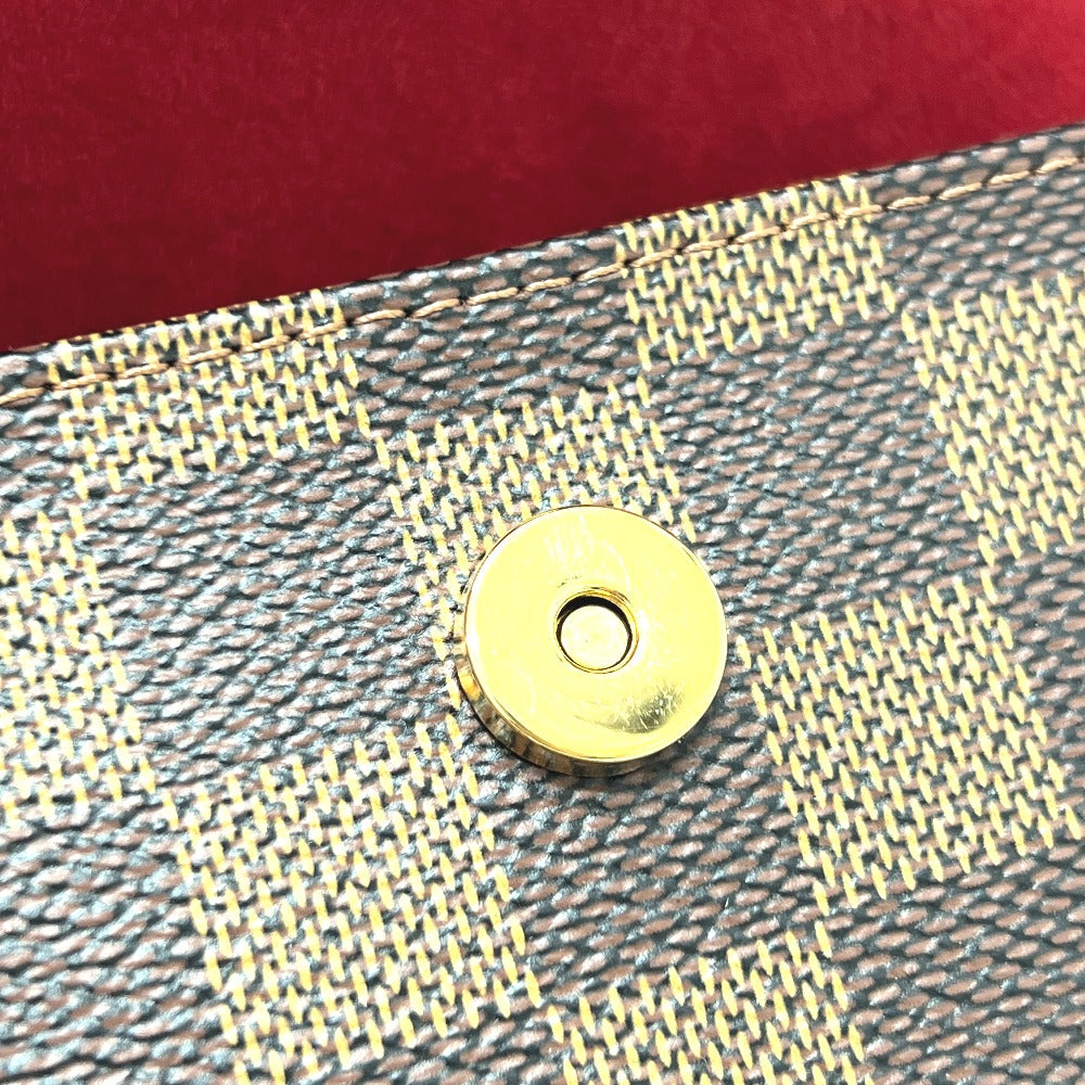 LOUIS VUITTON N51856 ポシェット フロランティーヌ SPOオーダー カバン バッグ ボディバッグ ウエストバッグ ダミエキャンバス レディース エベヌ ブラウン