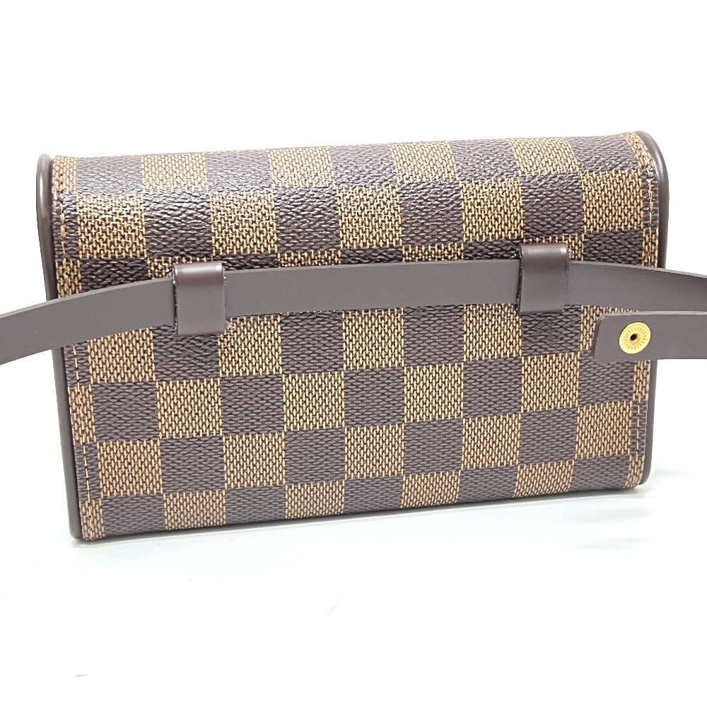 LOUIS VUITTON N51856 ポシェット フロランティーヌ SPOオーダー カバン バッグ ボディバッグ ウエストバッグ ダミエキャンバス レディース エベヌ ブラウン