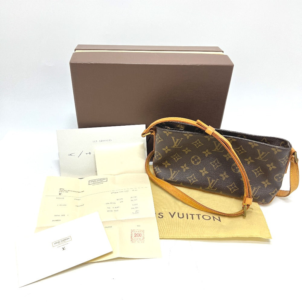 LOUIS VUITTON M51240 トロター 斜め掛け カバン バッグ ショルダー ショルダーバッグ モノグラムキャンバス レディース ブラウン