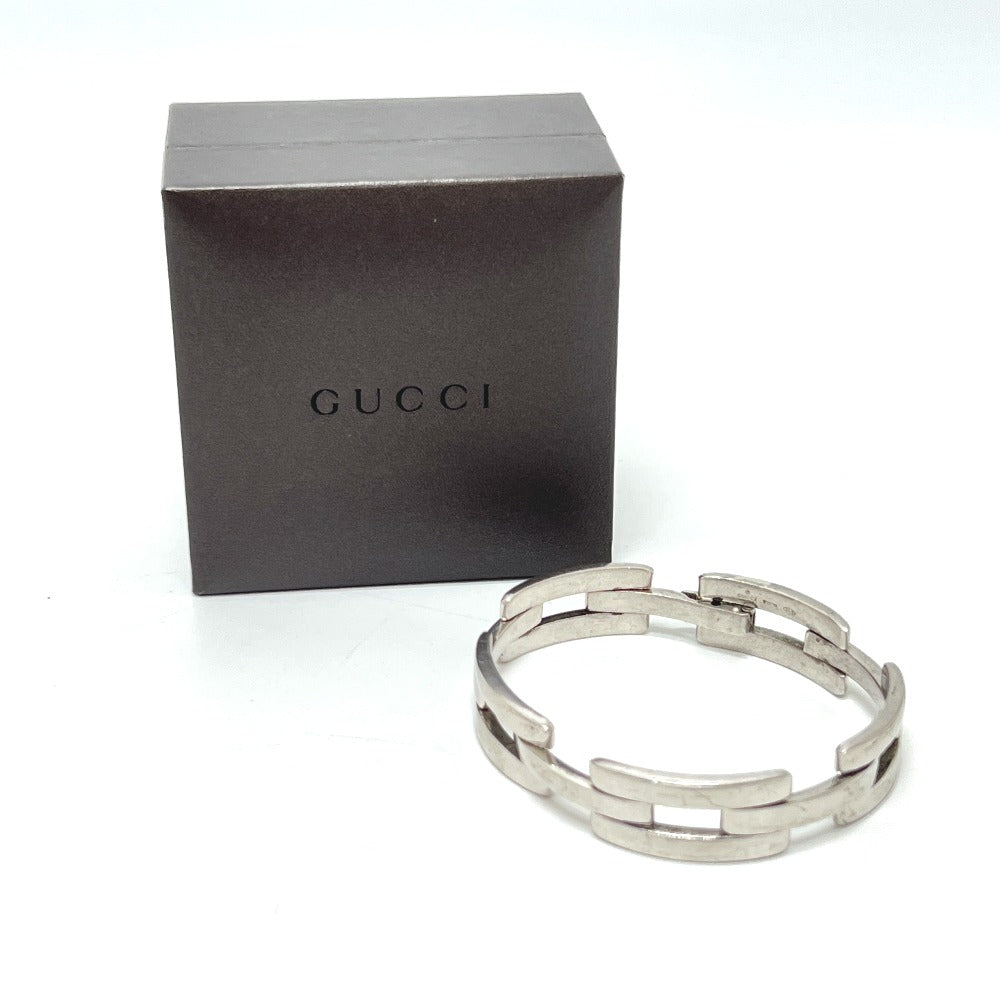 GUCCI ヴィンテージ ブレス チェーン アクセサリー ブレスレット SV925 ユニセックス シルバー