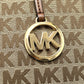 Michael Kors MK総柄 2WAY カバン バッグ ショルダー ハンドバッグ トートバッグ レザー/キャンバス レディース ブラウン