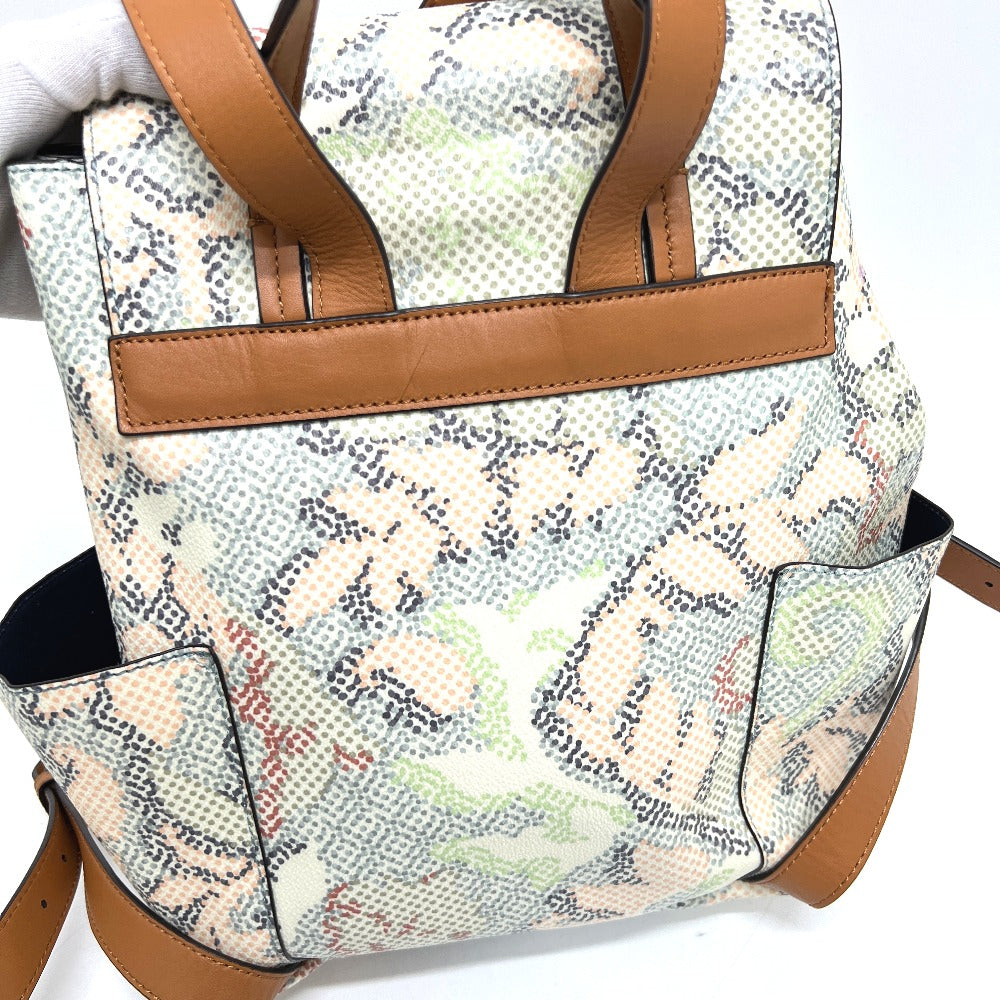 Tory Burch ドット モザイク柄 ディパック カバン バッグ リュック バックパック リュックサック PVC/レザー レディース マルチカラー