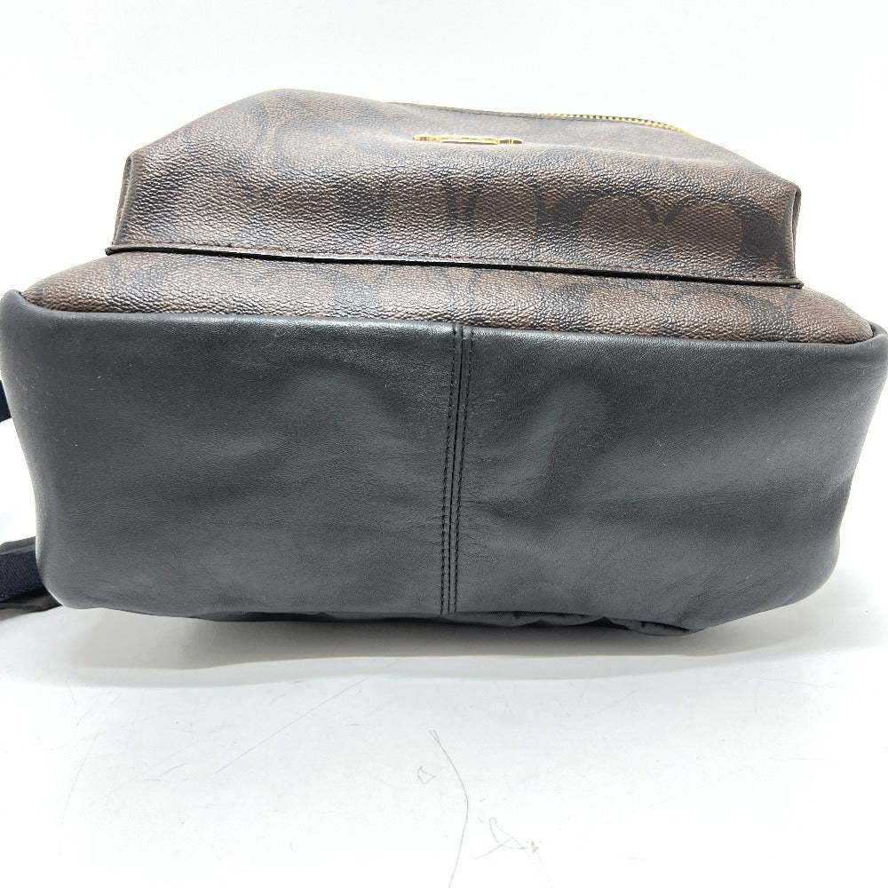 COACH F32200 チャーリー シグネチャー バックパック カバン バッグ リュック リュックサック PVC/レザー レディース ブラウン