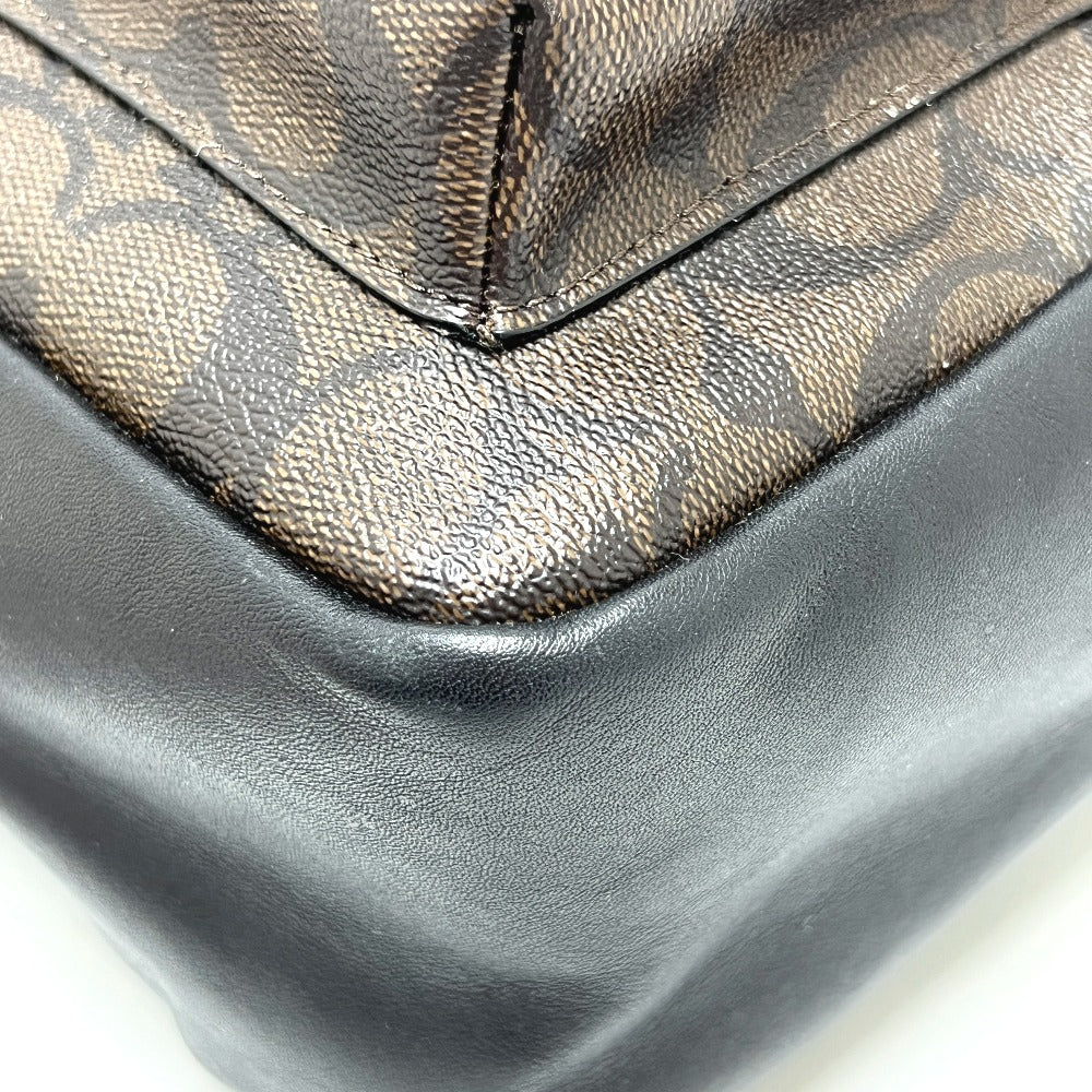 COACH F32200 チャーリー シグネチャー バックパック カバン バッグ リュック リュックサック PVC/レザー レディース ブラウン