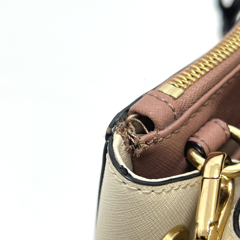 Michael Kors トリコロール ロゴ ハンドバッグ ハンドバッグ PVC レディース ホワイト