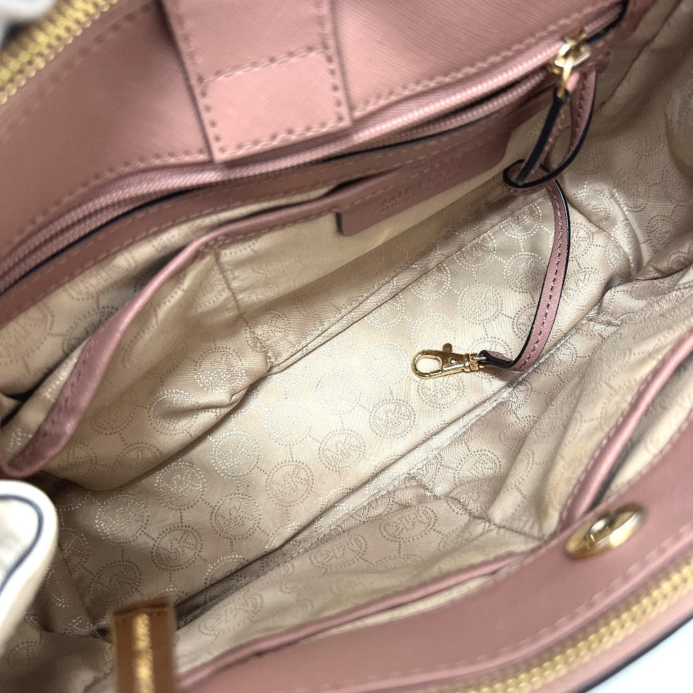 Michael Kors トリコロール ロゴ ハンドバッグ ハンドバッグ PVC レディース ホワイト