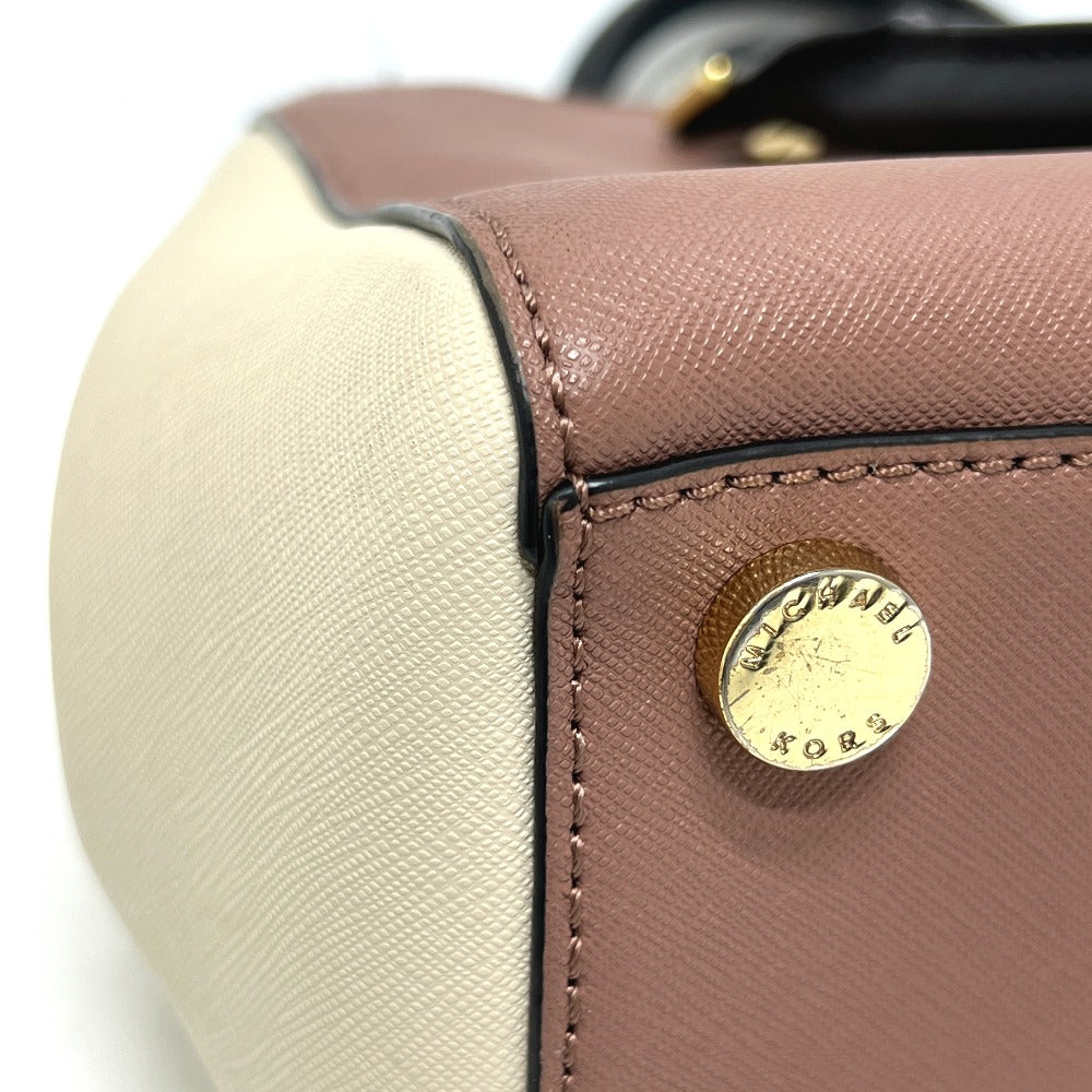 Michael Kors トリコロール ロゴ ハンドバッグ ハンドバッグ PVC レディース ホワイト
