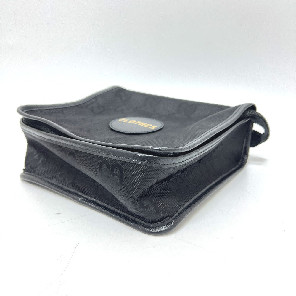 GUCCI 674801 オフザグリッド・トラベルポーチ ラウンド トラベルポーチ 旅行ポーチ ポーチ ナイロン/レザー レディース ブラック