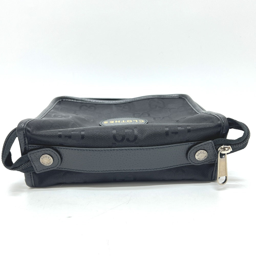 GUCCI 674801 オフザグリッド・トラベルポーチ ラウンド トラベルポーチ 旅行ポーチ ポーチ ナイロン/レザー レディース ブラック