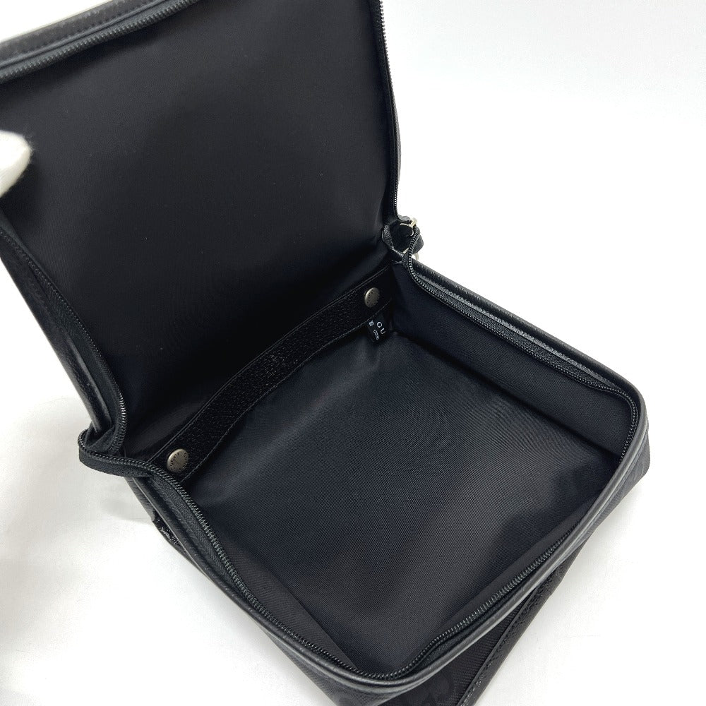 GUCCI 674801 オフザグリッド・トラベルポーチ ラウンド トラベルポーチ 旅行ポーチ ポーチ ナイロン/レザー レディース ブラック